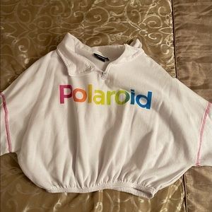 Polaroid Cropped Sweater